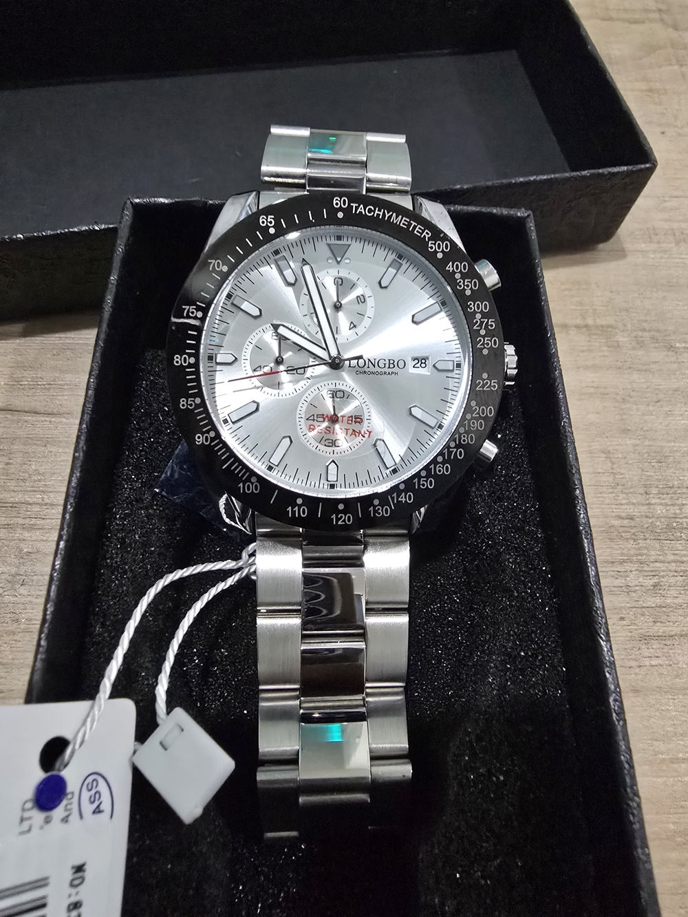 Silver Men's Chronograph Watch